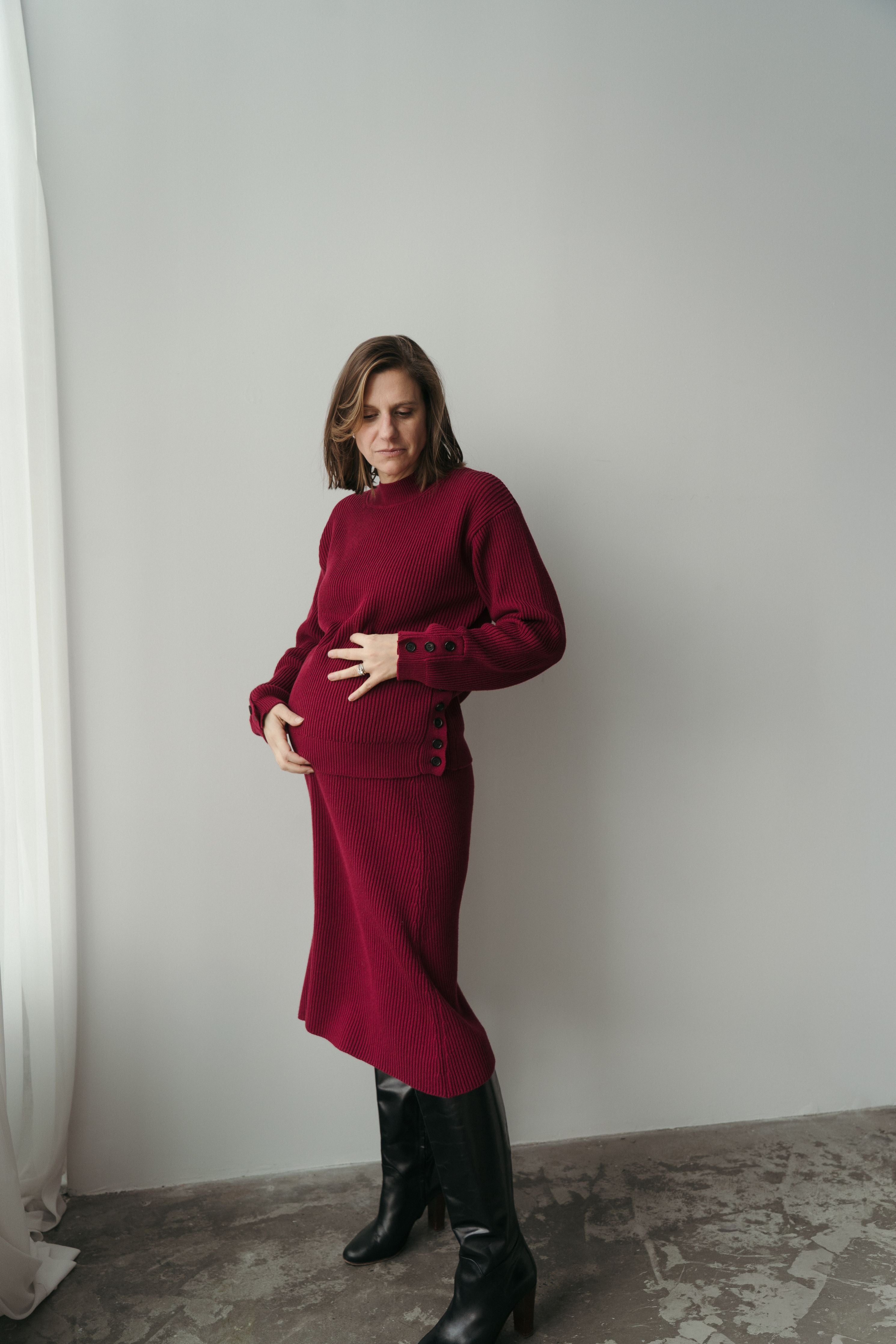 Ensemble - Robe de maternité Bordeaux