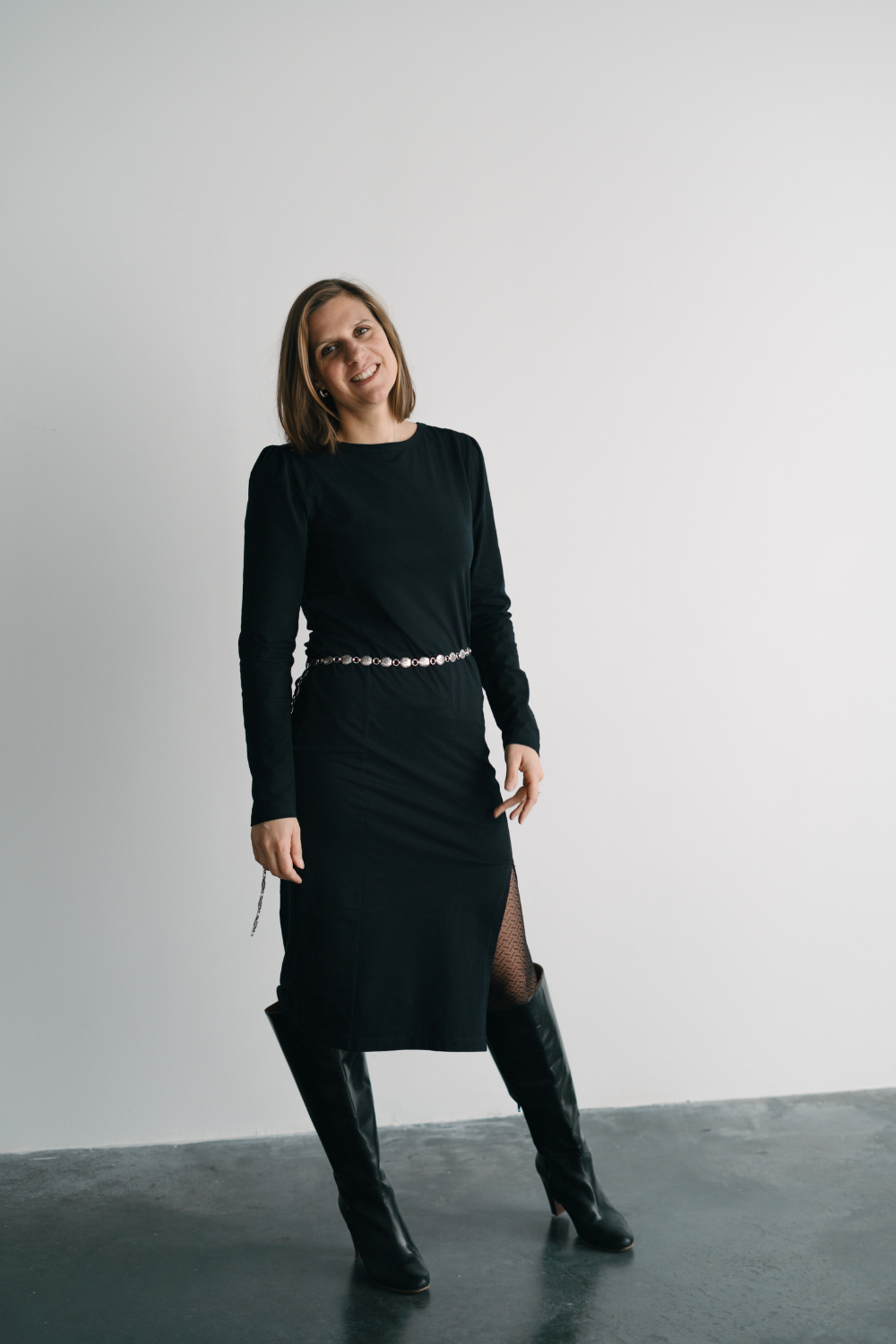 Alba - Robe noire Femme