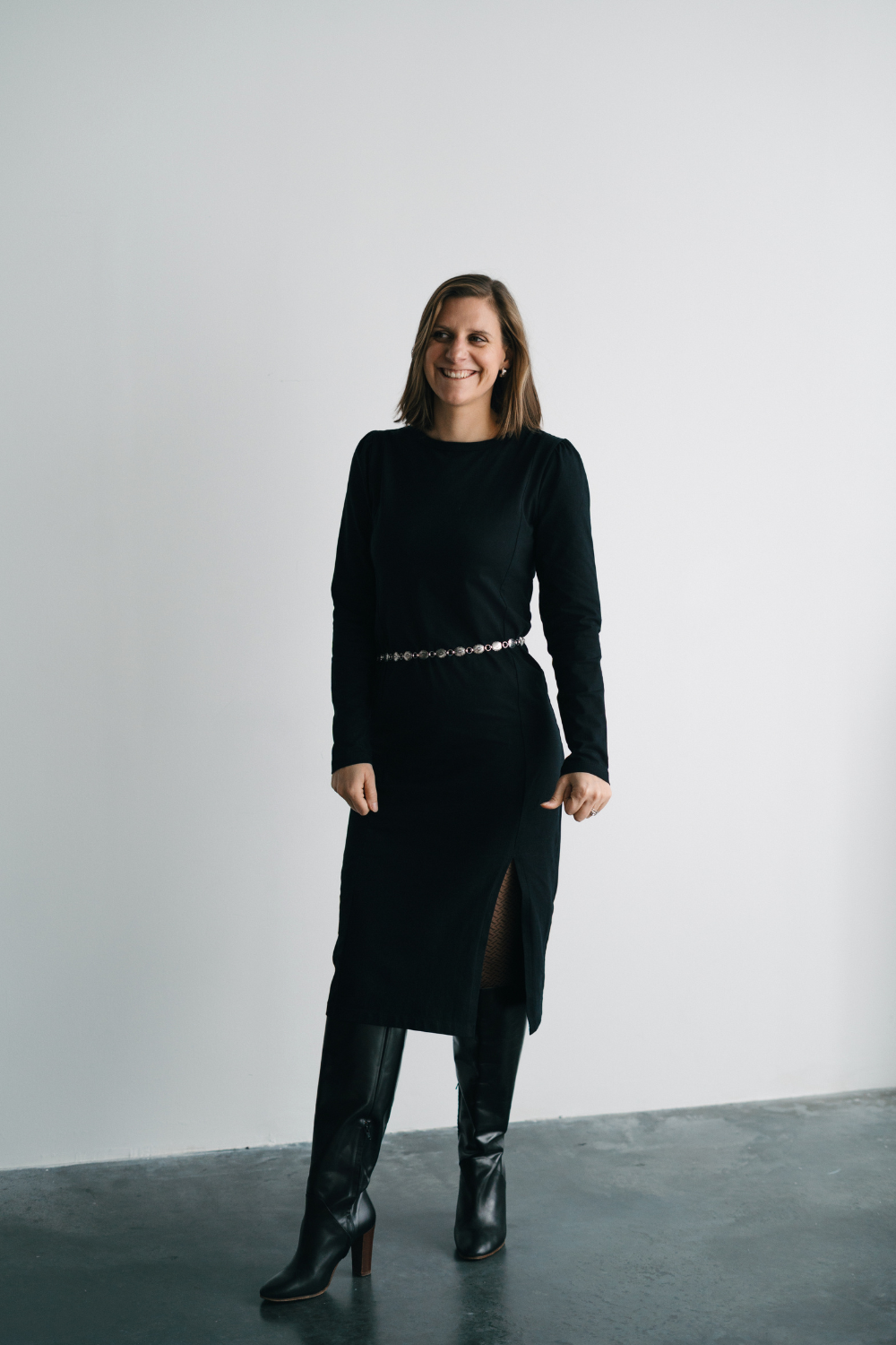 Alba - Robe noire Femme