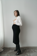 Carla - Jupe de maternité noire