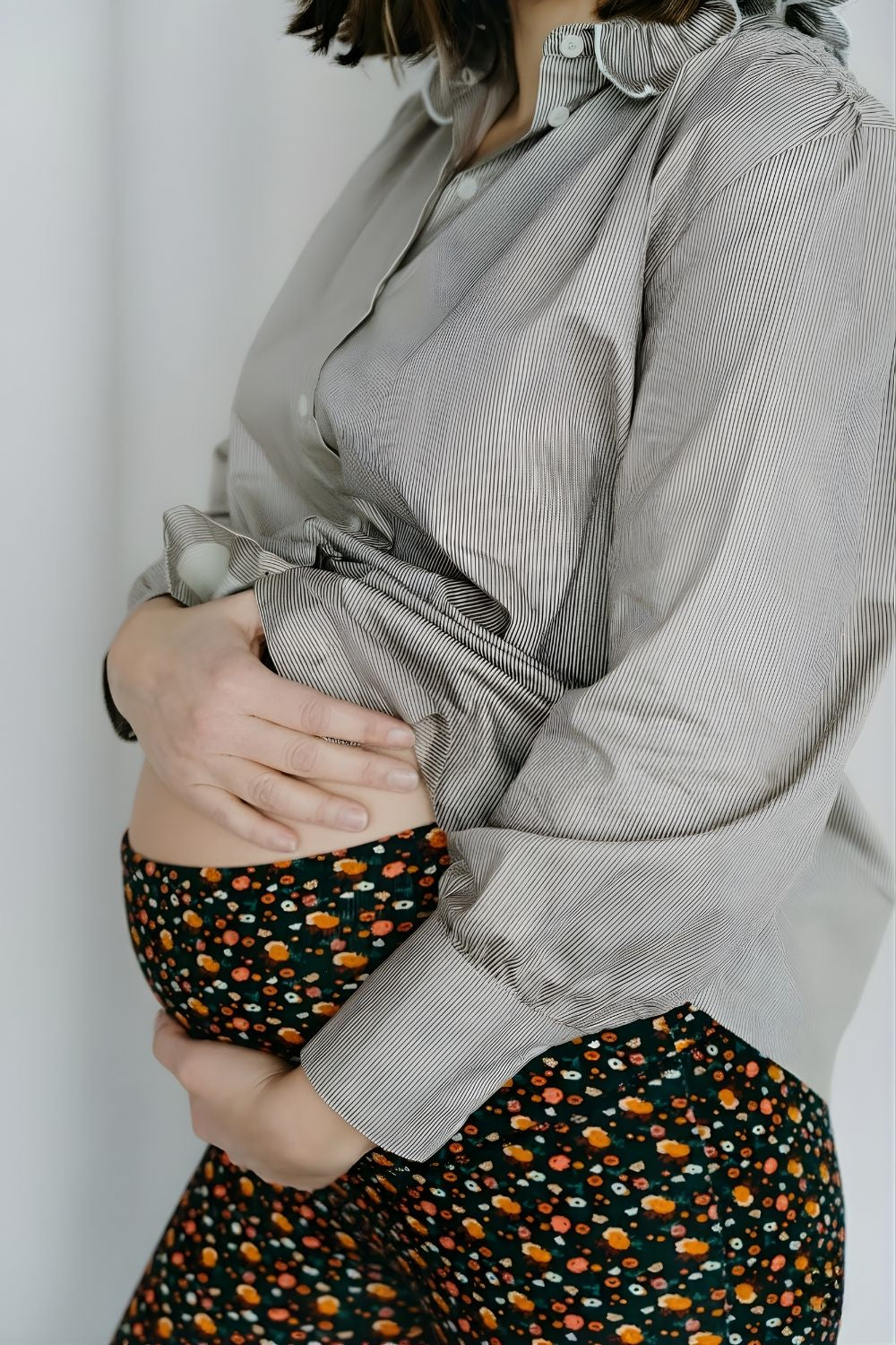 Léandre - Legging de maternité fleuri