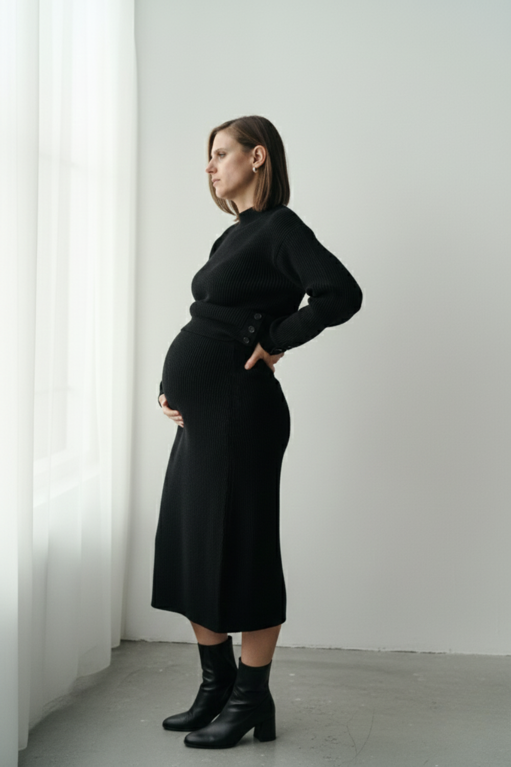 Ensemble - Robe de maternité Noire